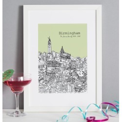 Personalised Birmingham Print