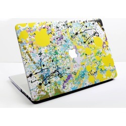 Colourful Paint Splat Design Case For Mac Book