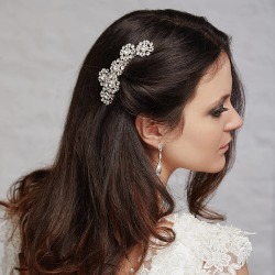 Daisy Flo Crystal Flower Comb