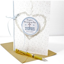 Large Personalised Magnet Christening/Baptism Card
