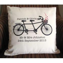 Personalised Wedding / Anniversary Cushion
