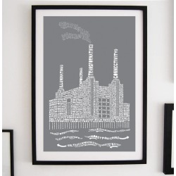 Battersea Power Station Typography Print