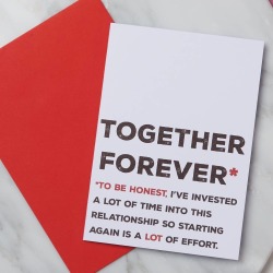 Funny Together Forever Card