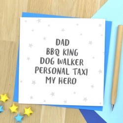 Personalised Card For Dad