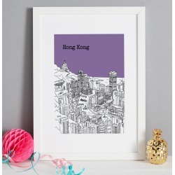 Personalised Hong Kong Print