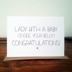 Pregnancy Card Pregnancy Card