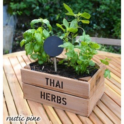 Personalised Crate With Thai Herb Seeds