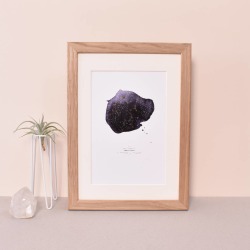 Sagittarius Birthday Gift Zodiac Print With Gold Foil