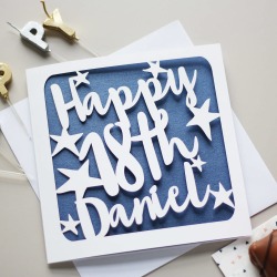 Personalised 18th Birthday Card