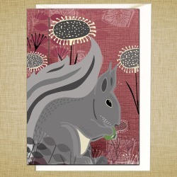 Squirrel Greetings Card