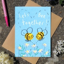 Let' Be Together Valentines Love Greetings Card