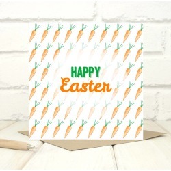 Carrots Easter Greetings Card