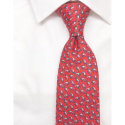Mens Lobster Silk Tie