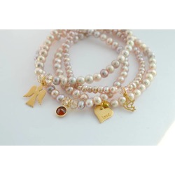 Amira Pearl Bracelet Stack