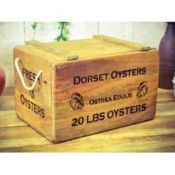 Wooden Oyster Crate With Lid