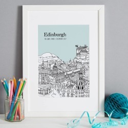 Personalised Edinburgh Print