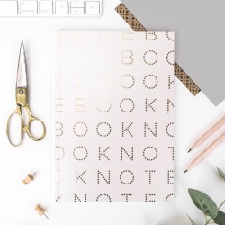 Gold Foil A5 Lined Notebook