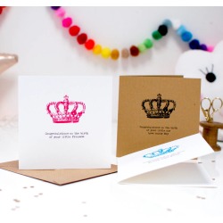 Royal Baby Inspired New Baby Card