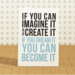 'Dream It' Greetings Card