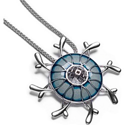 Blue Enamel Vision Pendant Reduced Price