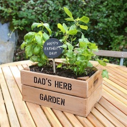 Personalised Crate With Herb Seeds