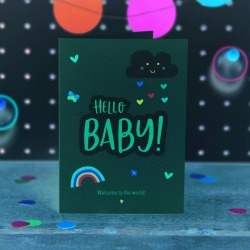 Hello Baby Girl Card
