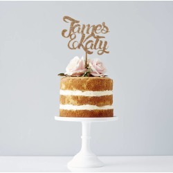 Personalised Couples Wedding Cake Topper