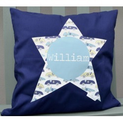 Boy's Personalised Cushion