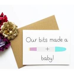 Funny Pregnancy Announcement Card