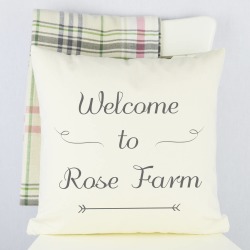 Personalised Home Address Cushion