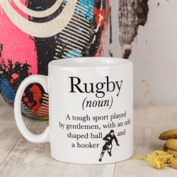 Personalised Rugby Mug Definition Mug
