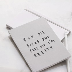 Buy Me Pizza A5 Notebook