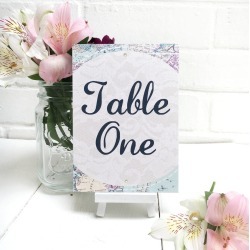 Travel Inspired Table Number Or Name Cards