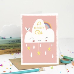 A Baby Girl Card