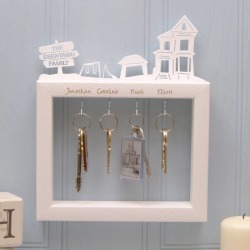 Personalised Large Family Key Holder