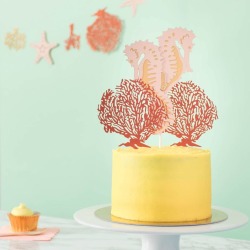 Seahorse Wedding Cake Topper