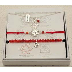 Silver Sacral Chakra Jewellery Set