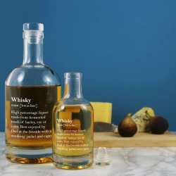 Witty Personalised Whisky Definition Bottle