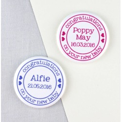 Personalised Baby Name Card