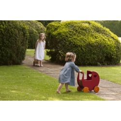 Wooden Dolls Pram