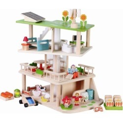Eco Dolls House With Furniture