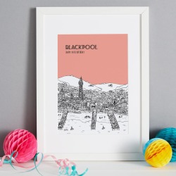 Personalised Blackpool Print