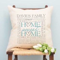 Personalised Home Sweet Home Cushion