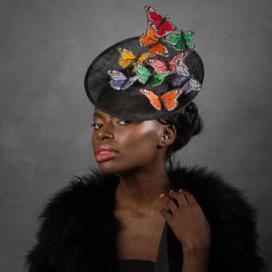 Butterfly Saucer Wedding Hatinator