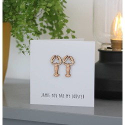My Lobster Mate Greetings Card