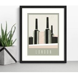 Battersea Power Station London Print