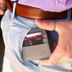 Leather Travel Card Holder