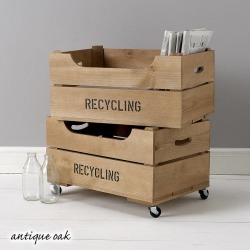 Personalised Crate With Lipped Front