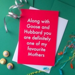 Favourite Mother Greetings Card