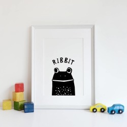 Frog Print, Wall Art For Kids Frog Print, Wall Art For Kids